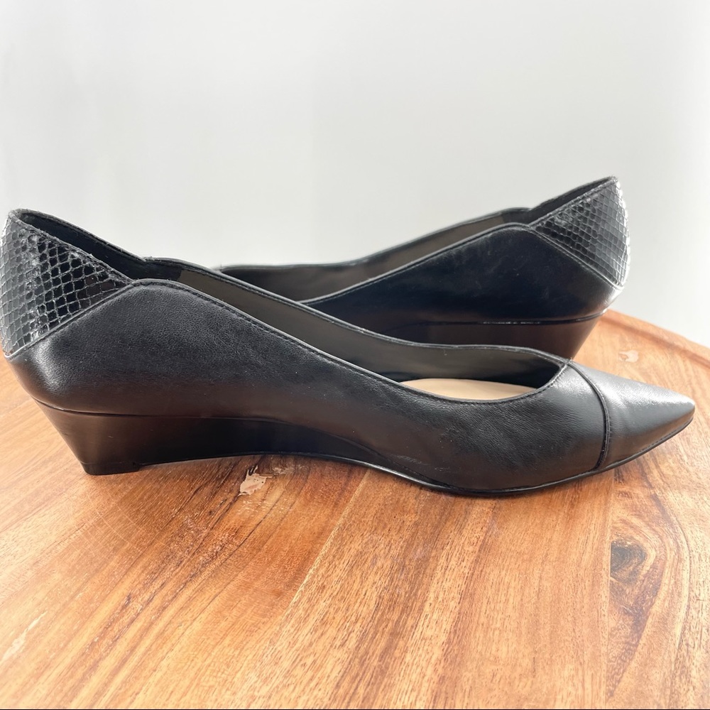 nine west evertono black heels size 8.5